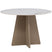 Fjôrd - Eettafel Rond - Beige Steen - 110x110x75cm - Bootcut