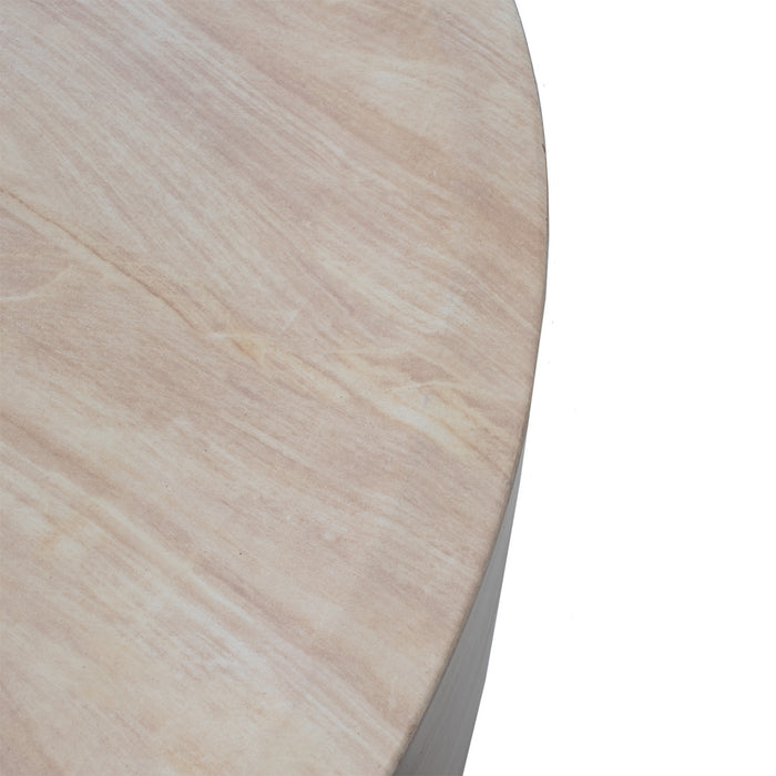 DÉJA Living - Salontafel Travertin - 90x90x35cm - Dale