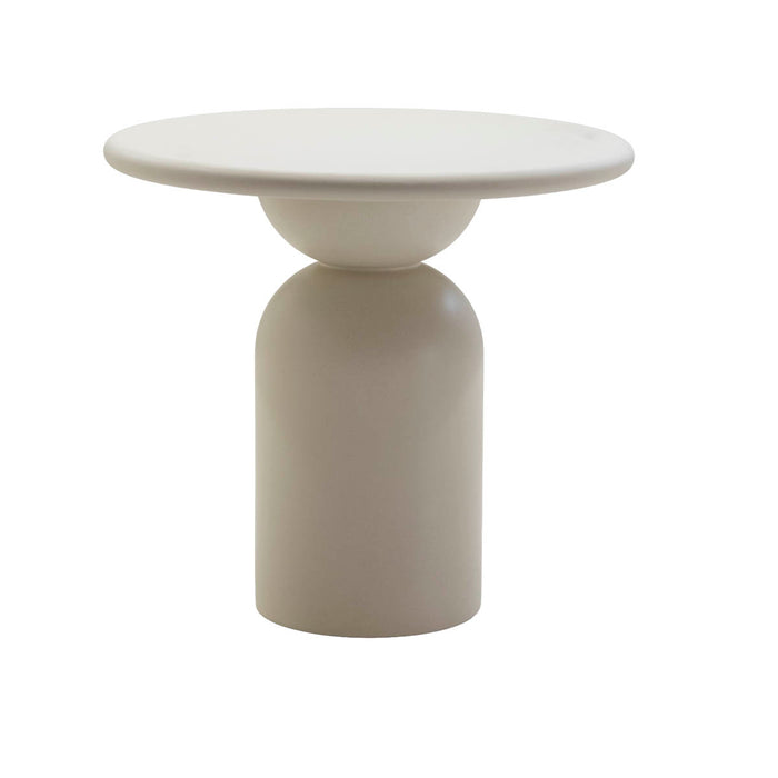 DÉJA Living - Eettafel Rond - Beige Eco Composiet - 80cm - Djurö