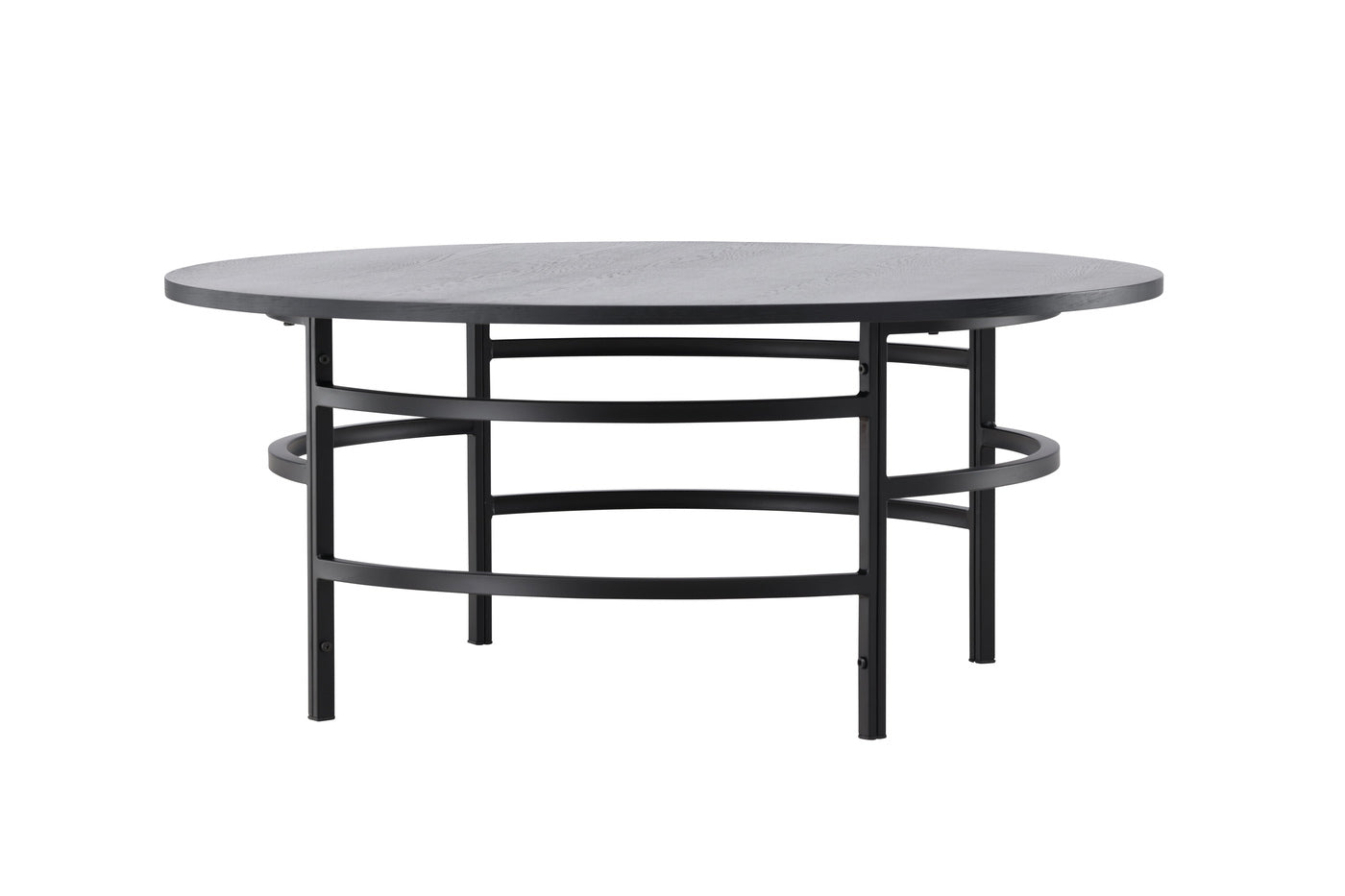 Fjôrd - Salontafel Rond - Zwart MDF - 100cm - Copenhagen