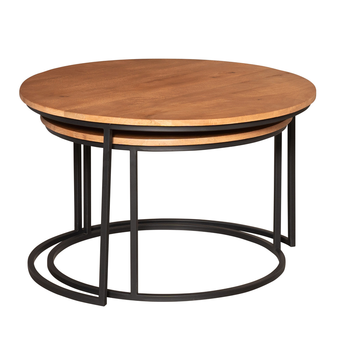 StarFurn - Salontafel Madison Naturel 70cm Set van 2