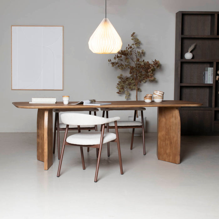 Giga Meubel - Eettafel Deens Ovaal - Naturel - 280cm - Dalarna