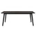 StarFurn - Eettafel Vierkant Zwart Hout - 90x90x76cm - Omaha