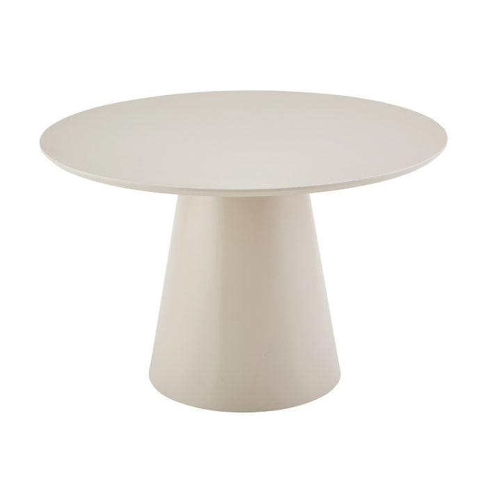 DÉJA Living - Eettafel Rond - Beige - 120x120x77cm - Kalix