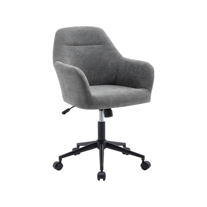 sweeek - Bureaustoel op wieltjes, verstelbaar, stof en metaal