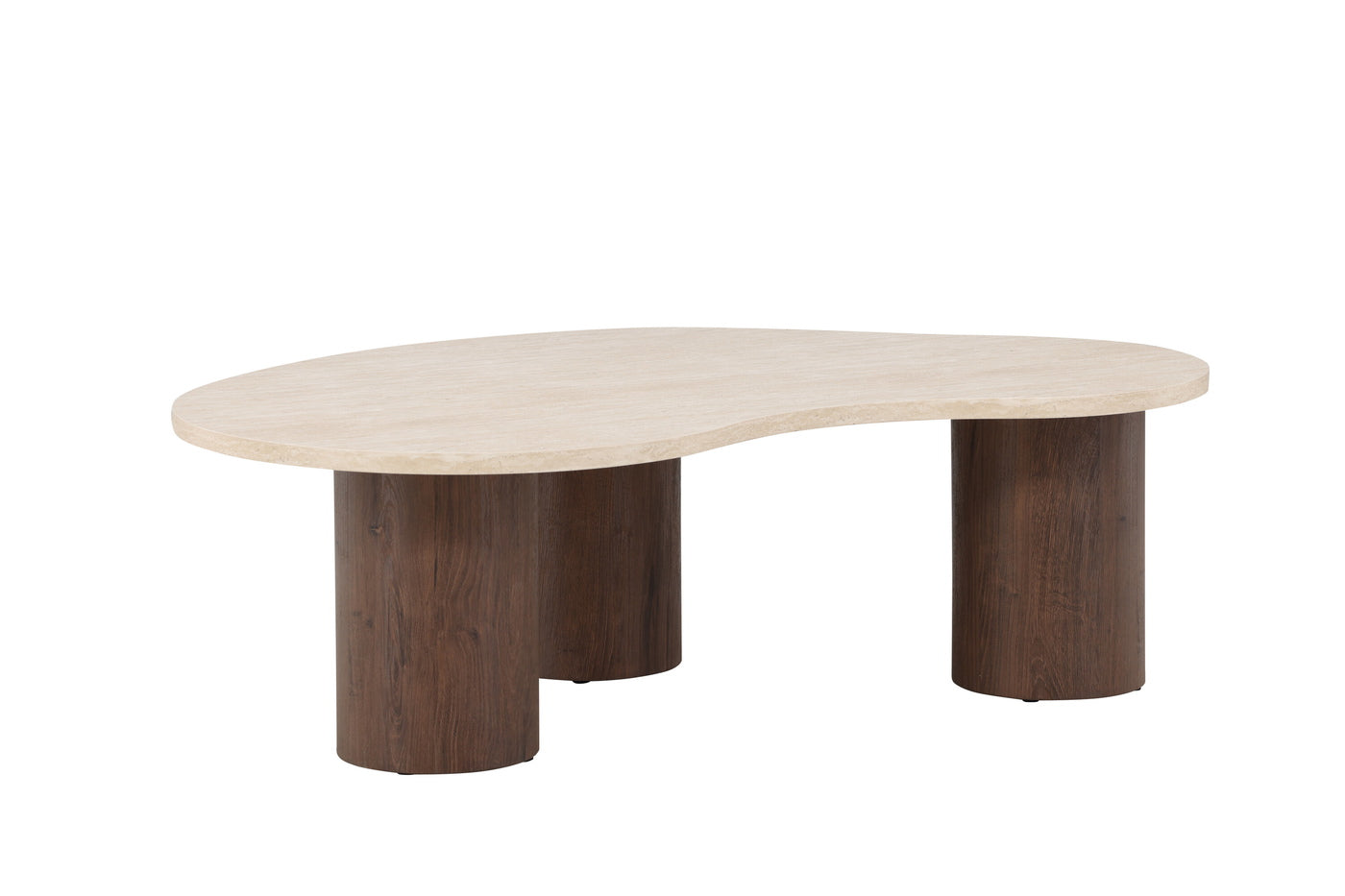 Fjôrd - Salontafel Organisch - Beige MDF - 130x78x40cm - Megg