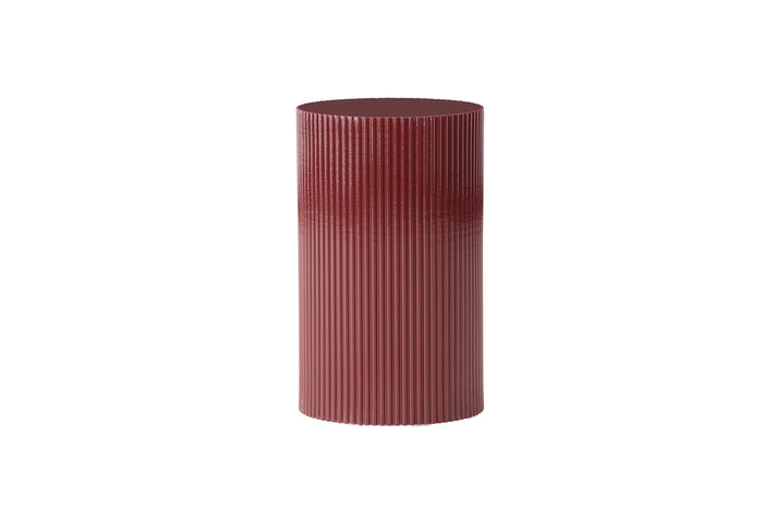 Fjôrd - Bijzettafel Rond - Burgundy - 31x30,5x50cm - Lenox
