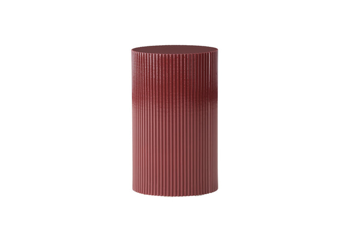 Fjôrd - Bijzettafel Rond - Burgundy - 31x30,5x50cm - Lenox