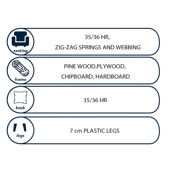 Giga Meubel - Chaise Longue Bank Taupe Stof - 3-zits Rechts - Nantes