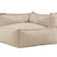 Fjôrd - Loungebank Hoek Beige Stof - 105x105x75cm - Rambo