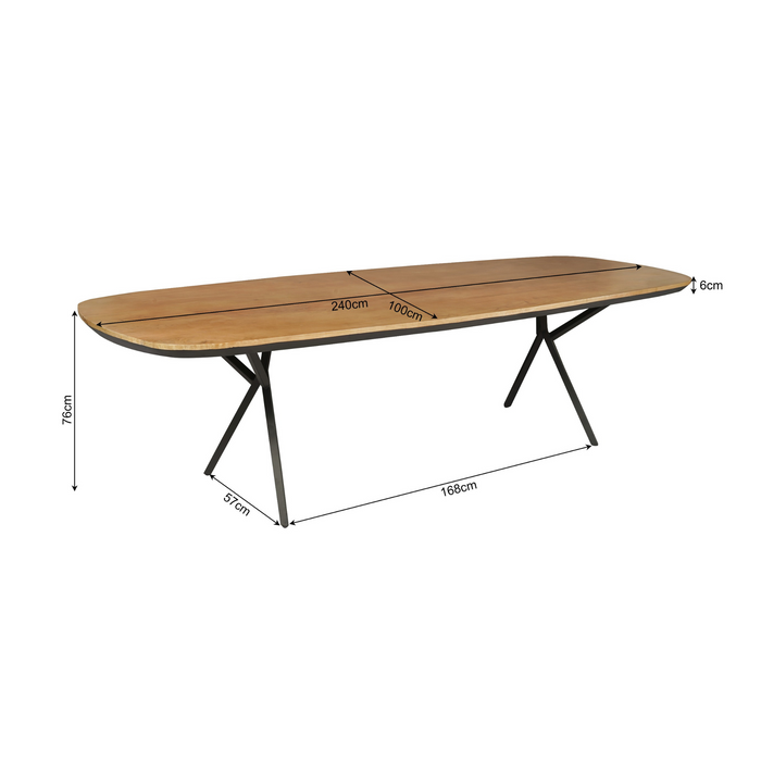 Starfurn Eettafel RichWood | 240 cm