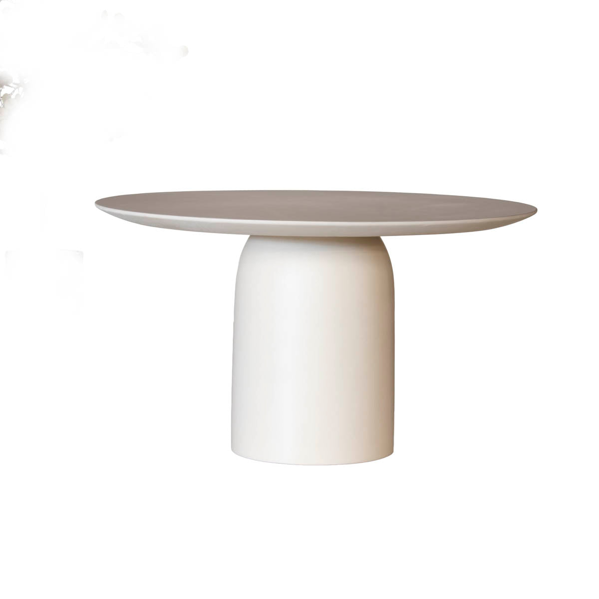 DÉJA Living - Eettafel Rond - Beige Eco Composiet - 130cm - Dalarö