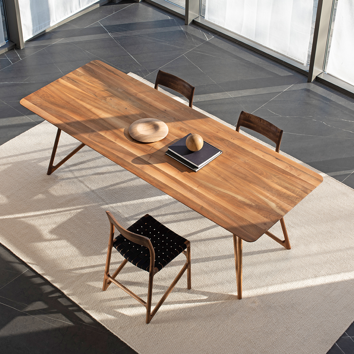 Gazzda Fawn Chair Houten Eetkamerstoel Whitewash - Cotton Black