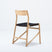 Gazzda Fawn Chair Houten Eetkamerstoel Whitewash - Cotton Black