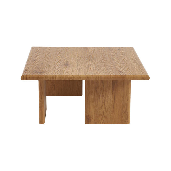 sweeek - Vierkante salontafel houteffect