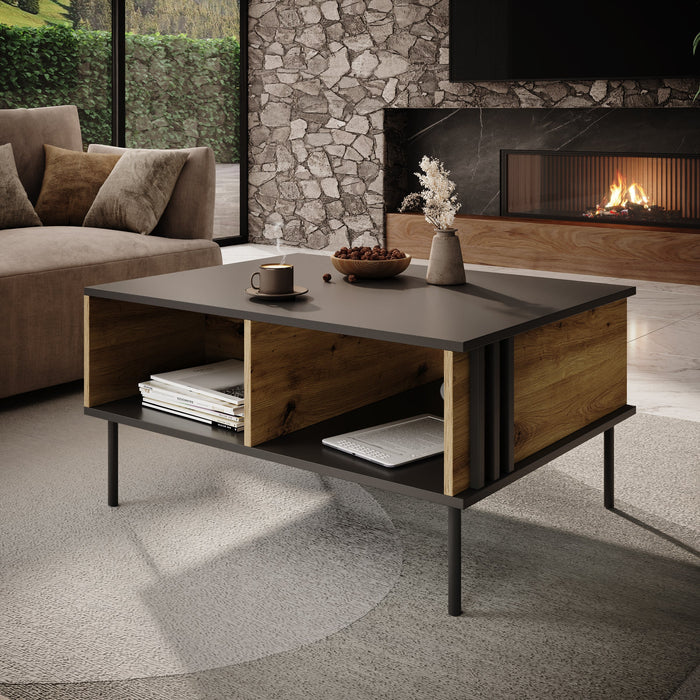 Meubella - Rogan - Salontafel - Zwart