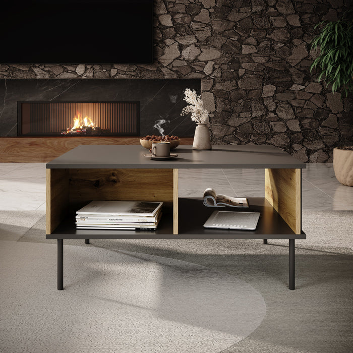 Meubella - Rogan - Salontafel - Zwart