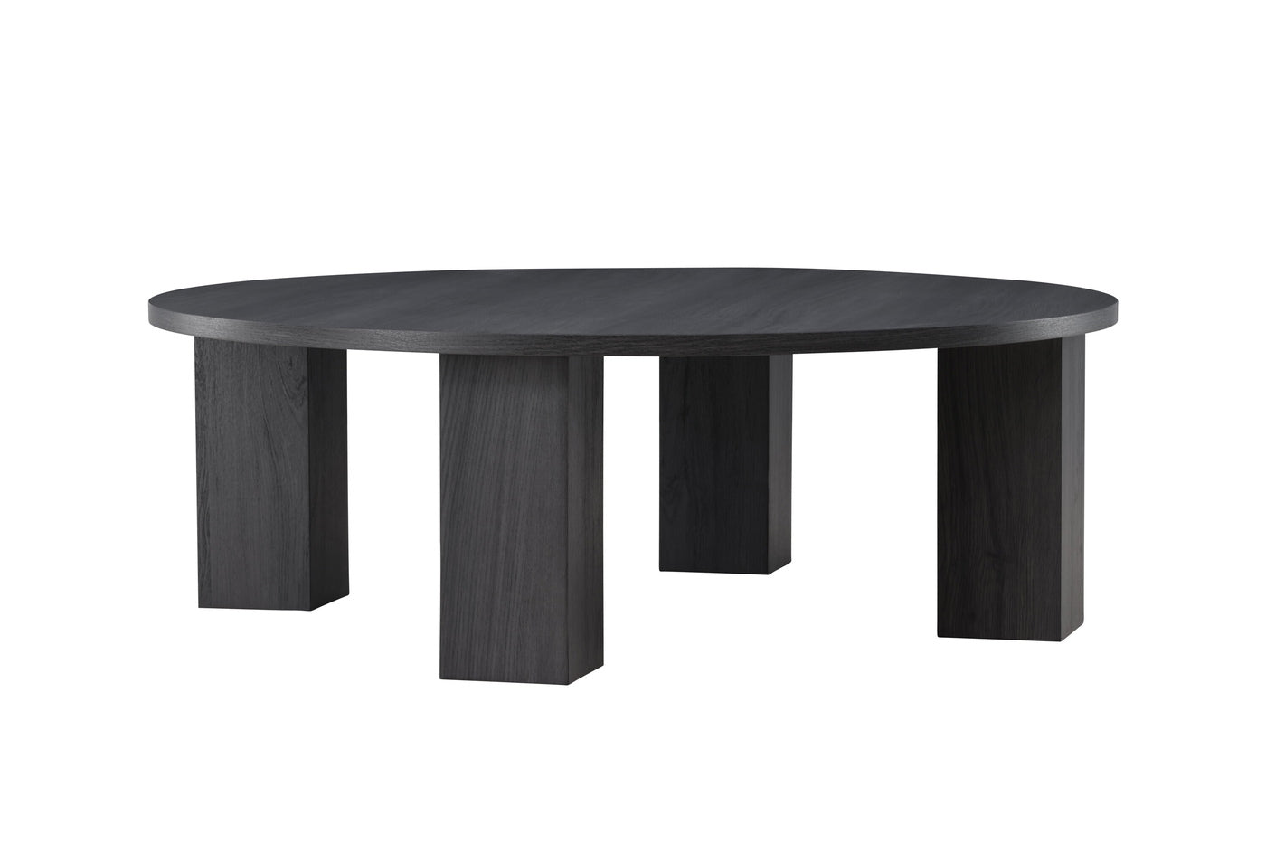 Fjôrd - Salontafel Rond - Zwart MDF - 120cm - Juno