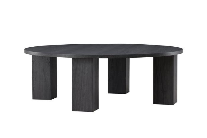 Fjôrd - Salontafel Rond - Zwart MDF - 120cm - Juno