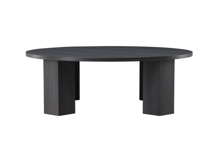 Fjôrd - Salontafel Rond - Zwart MDF - 120cm - Juno