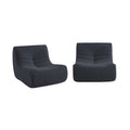 sweeek - Fauteuils alpaca-effect stof Sokol 1 zitplaats (set van 2)