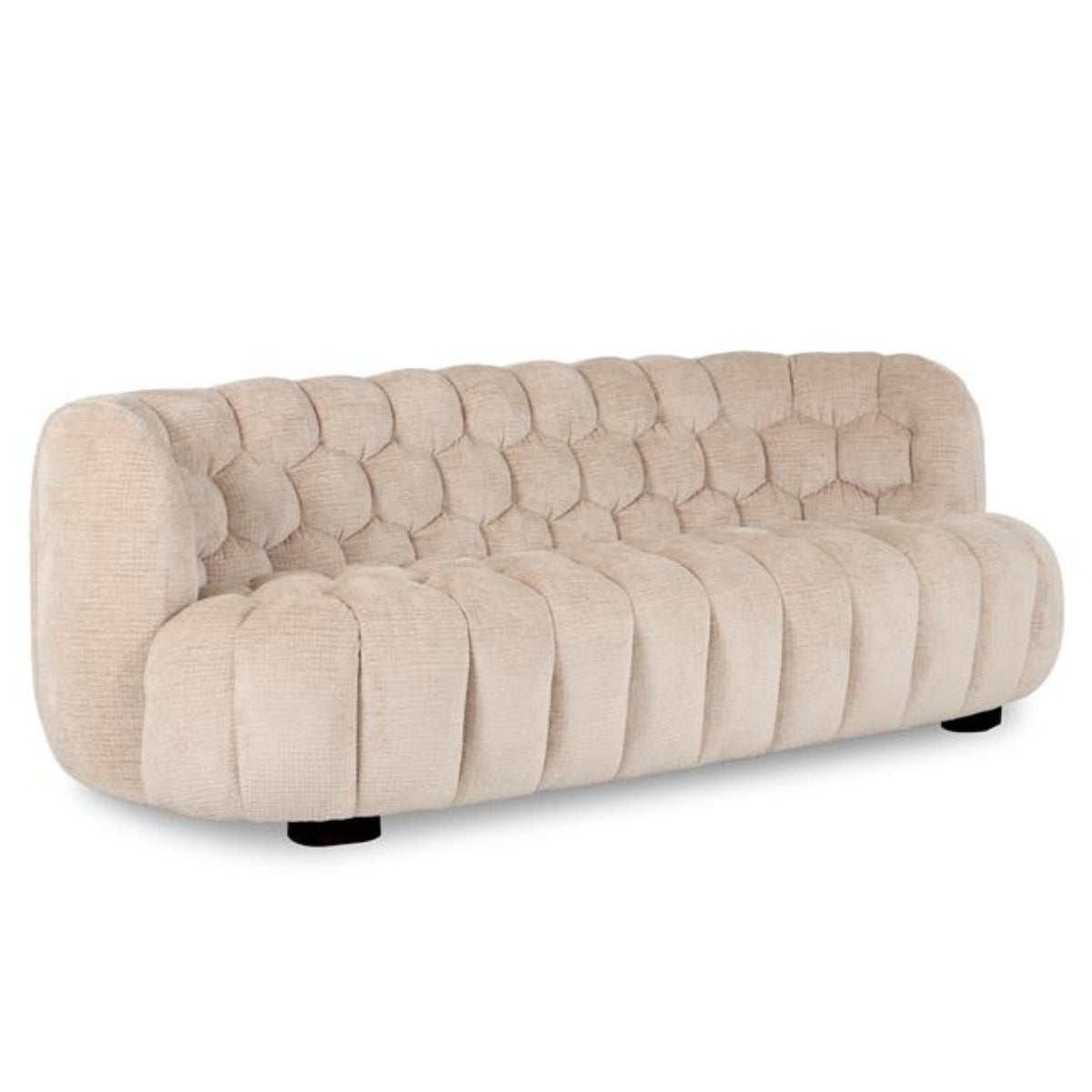 DÉJA Living - 3-zits Bank Beige Stof - 230x100x75cm - Trones