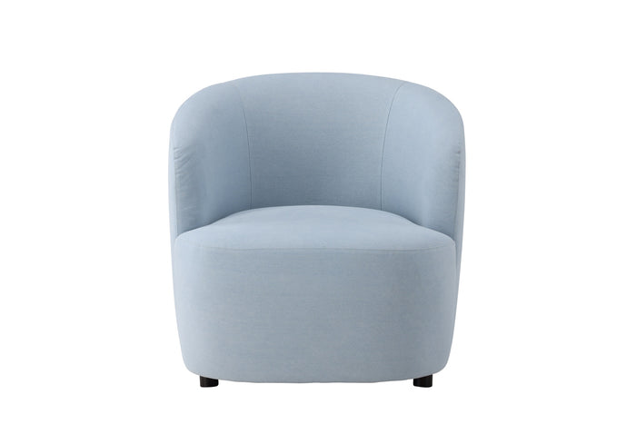 Fjôrd - Fauteuil Blauw Stof - 85x79x77cm - Bobbo