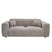 Giga Meubel - 2-Zits Bank - Taupe Stof - 205x100x73cm - Dijon