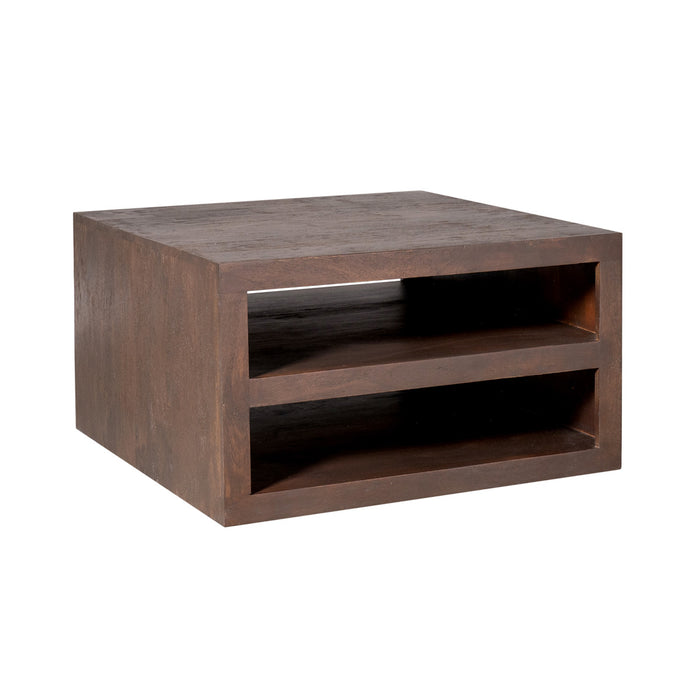 StarFurn - Salontafel Bruin Hout - 80x80x40cm - Brussel