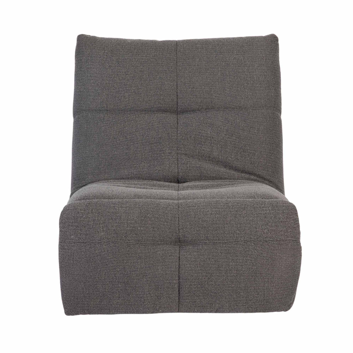 StarFurn - Fauteuil Donkergrijs Stof - Draaibaar & Relaxfunctie - Lazy