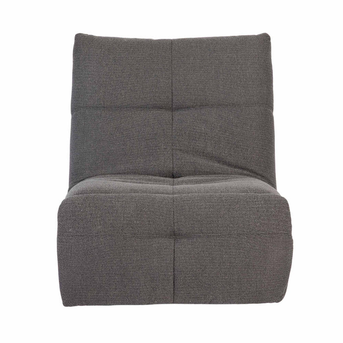 StarFurn - Fauteuil Donkergrijs Stof - Draaibaar & Relaxfunctie - Lazy