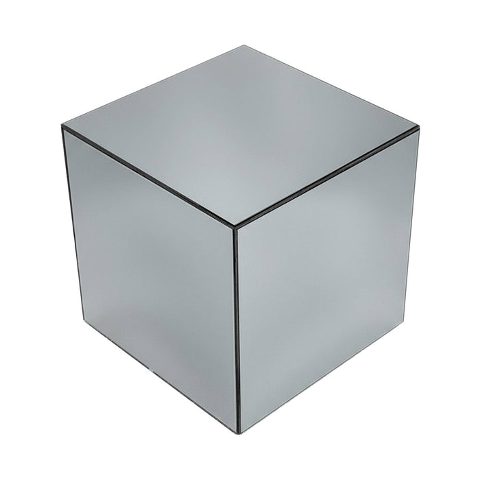 sweeek - Bijzettafel kubus spiegelglas 40cm