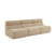 sweeek - Stoffen fauteuils effect alpaca 1 zitplaats (set van 3)