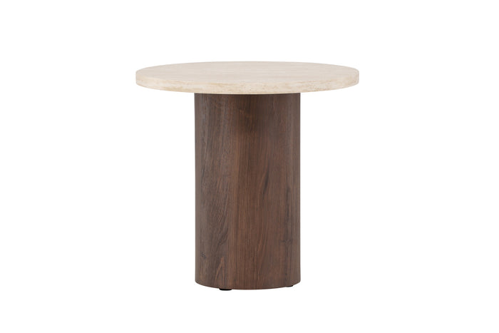 Fjôrd - Salontafel Rond - Beige MDF - 50x50x50cm - Megg
