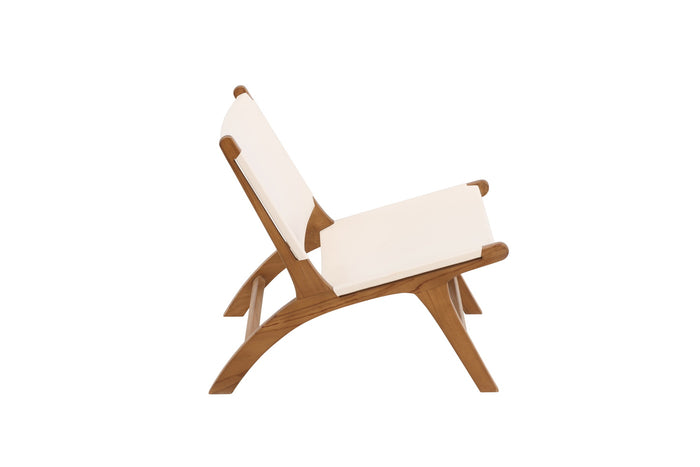 Fjôrd - Loungestoel Naturel Teakhout - Rike