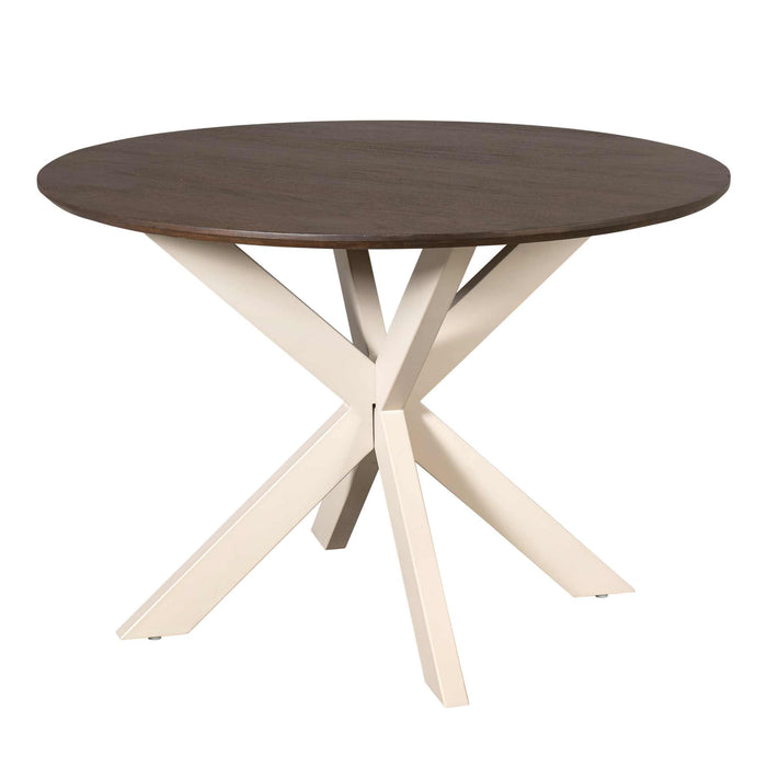 Starfurn Eettafel Madison Brown | 110 cm | Poot Sand