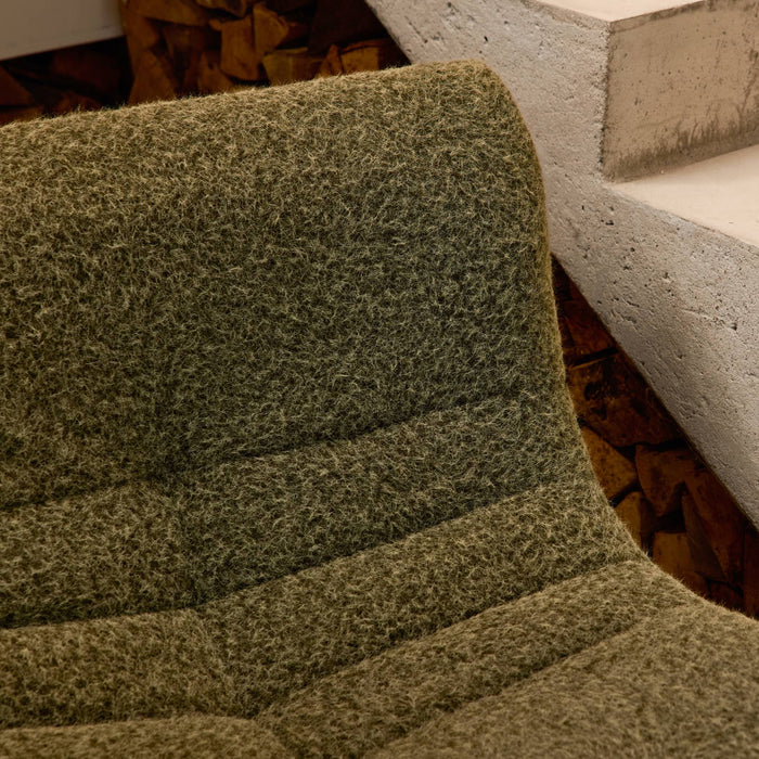 sweeek - Fauteuils alpaca-effect stof Sokol 1 zitplaats (set van 2)