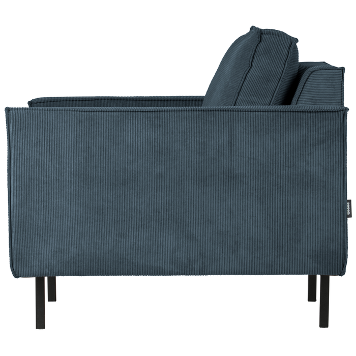 WOOOD Arwin Fauteuil - Staalblauw