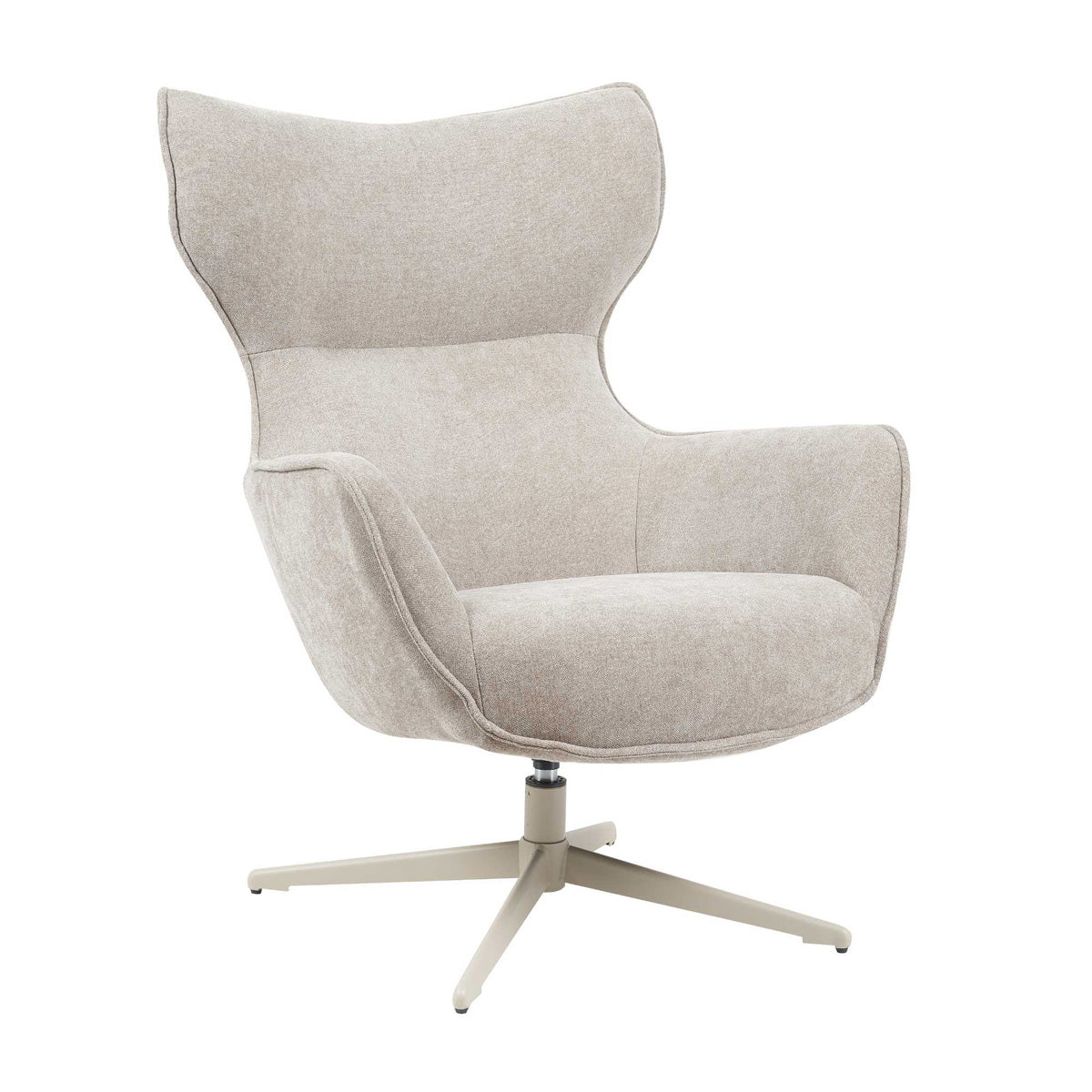 StarFurn - Fauteuil Taupe Stof - Draaibaar - Julia