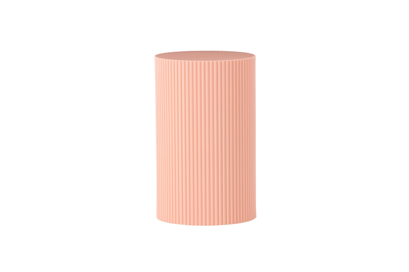 Fjôrd - Bijzettafel Rond - Roze MDF - 31x31x50cm - Lenox