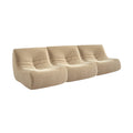 sweeek - Fauteuils alpaca-effect stof Sokol 1 zitplaats (set van 3)