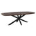 Starfurn Eettafel Madison Brown | 240 cm | Deens Ovaal | Poot Black