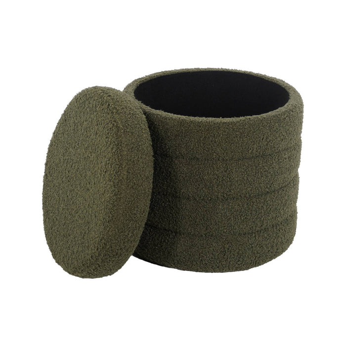 sweeek - Kruk met opbergruimte in boucléstof