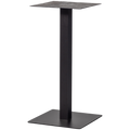 WOOOD Bistro Vierkante Bartafel Poot - Metaal - Zwart- 105x50x50