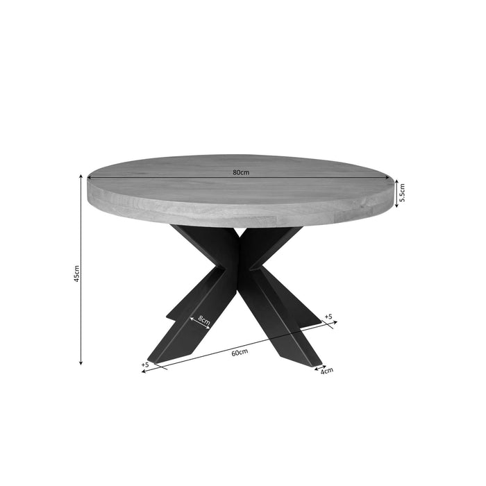 Starfurn Salontafel Denver | 80 cm | Rond