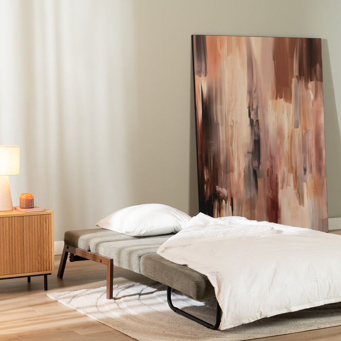 Bronx71 Slaapbank 2 persoons Mikko antraciet eco-leer