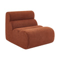 sweeek - Stoffen fauteuil getextureerde bouclé 1 zitplaats