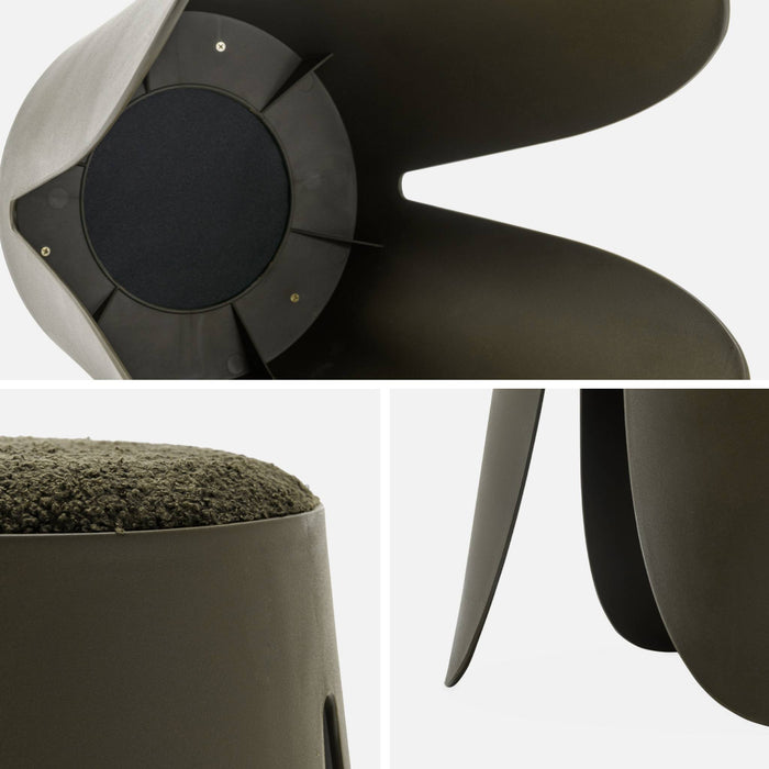 sweeek - Set van 2 stapelkrukken, Ø30 | 44 x H46cm