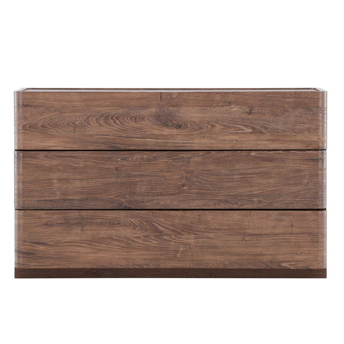 Fjôrd - Ladekast 3 Lades - Donkerbruin - 100x48x60cm - Noble