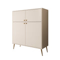 Meubella - Reunion - Dressoir - Beige - 105x41x122 cm